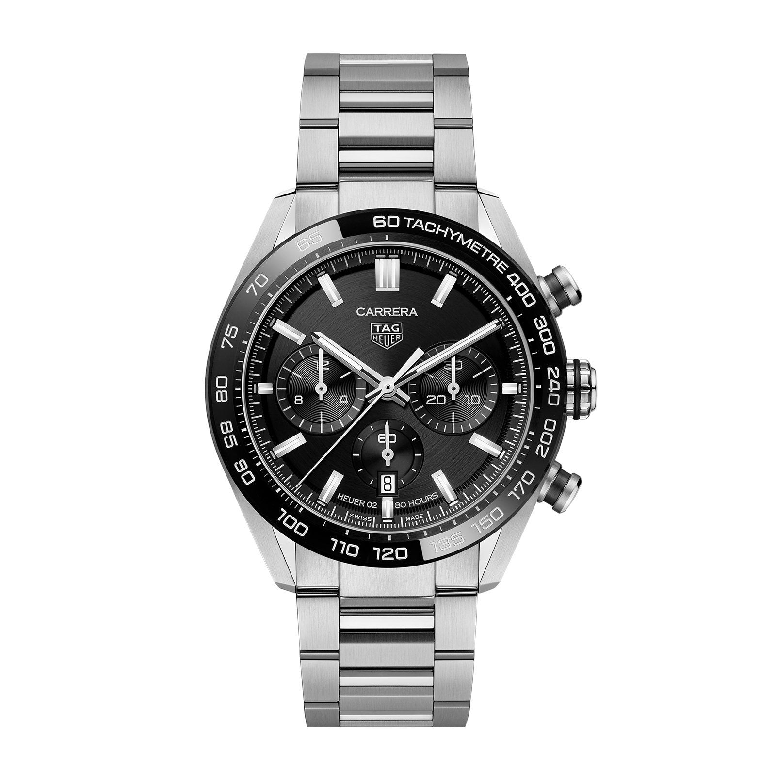 【Super Clone】TAG Heuer Carrera Chronograph  Automatic 44mm Steel CBN2A1B.BA0643