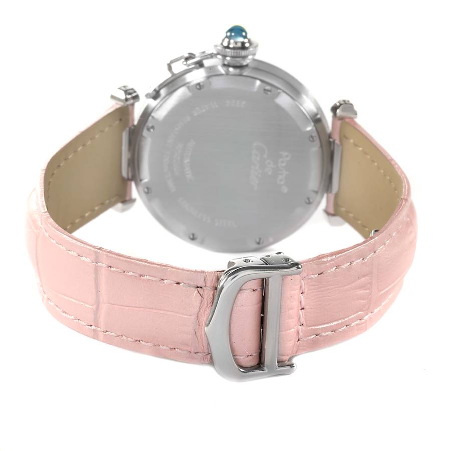 Cartier Pasha C Medium Pink Blue Limited Edition Watch W3108199
