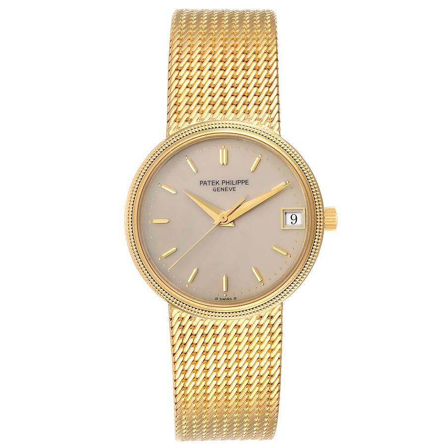 Patek Philippe Calatrava 18k Yellow Gold Automatic Mens Watch 3802