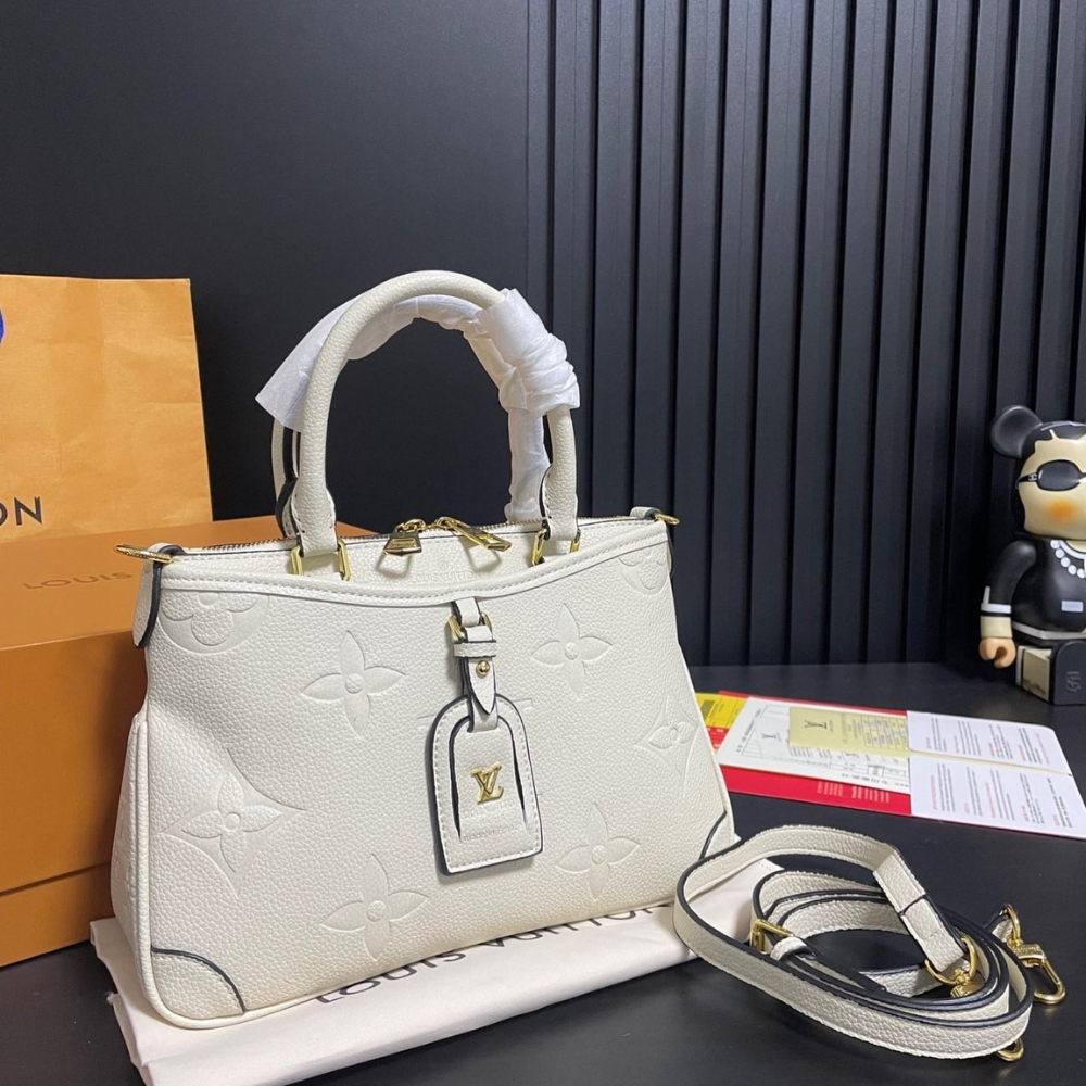 Louis Vuitton Trianon PM Monogram Empreinte White 28Cm M46503