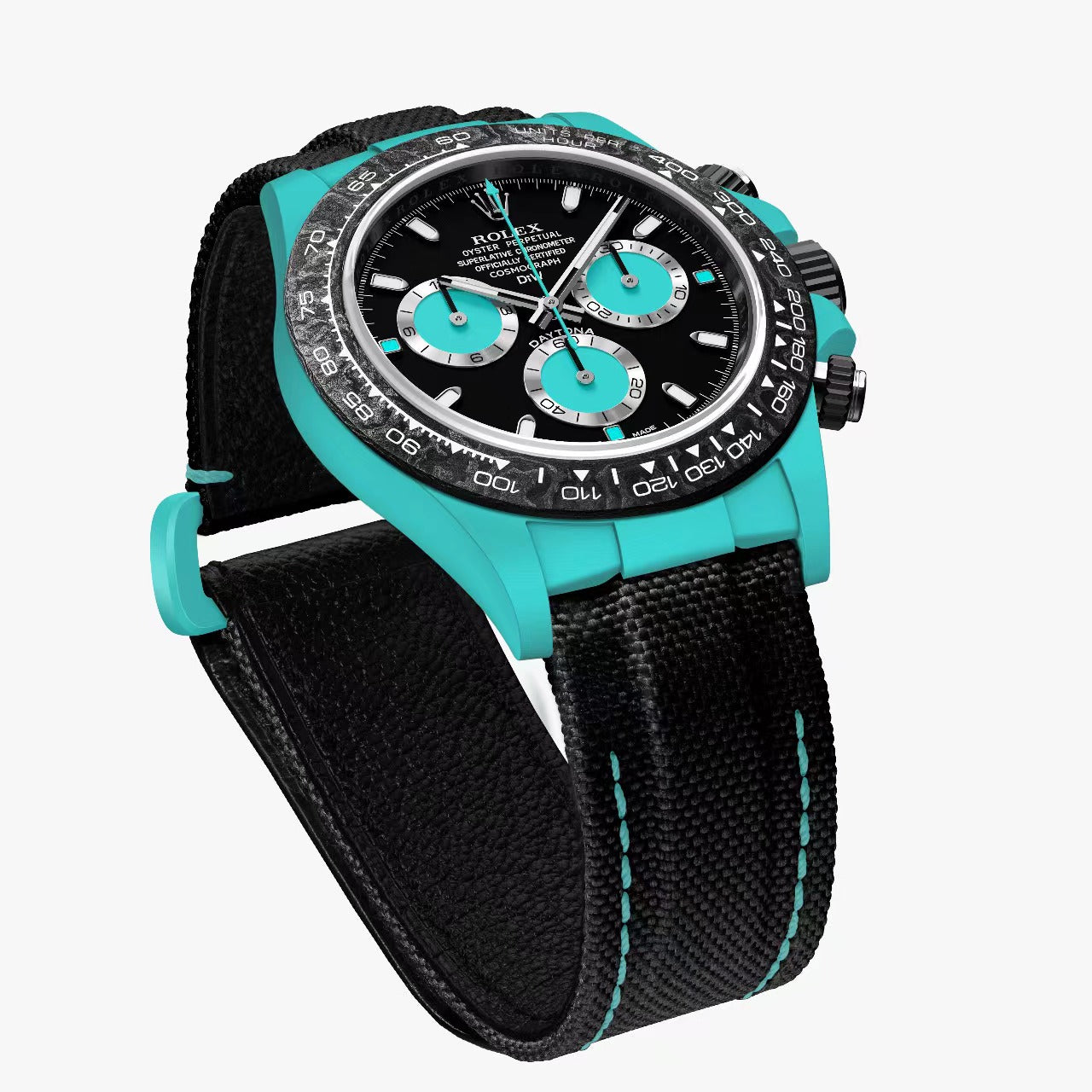 DiW Rolex Daytona CELESTE In Quartz Fiber