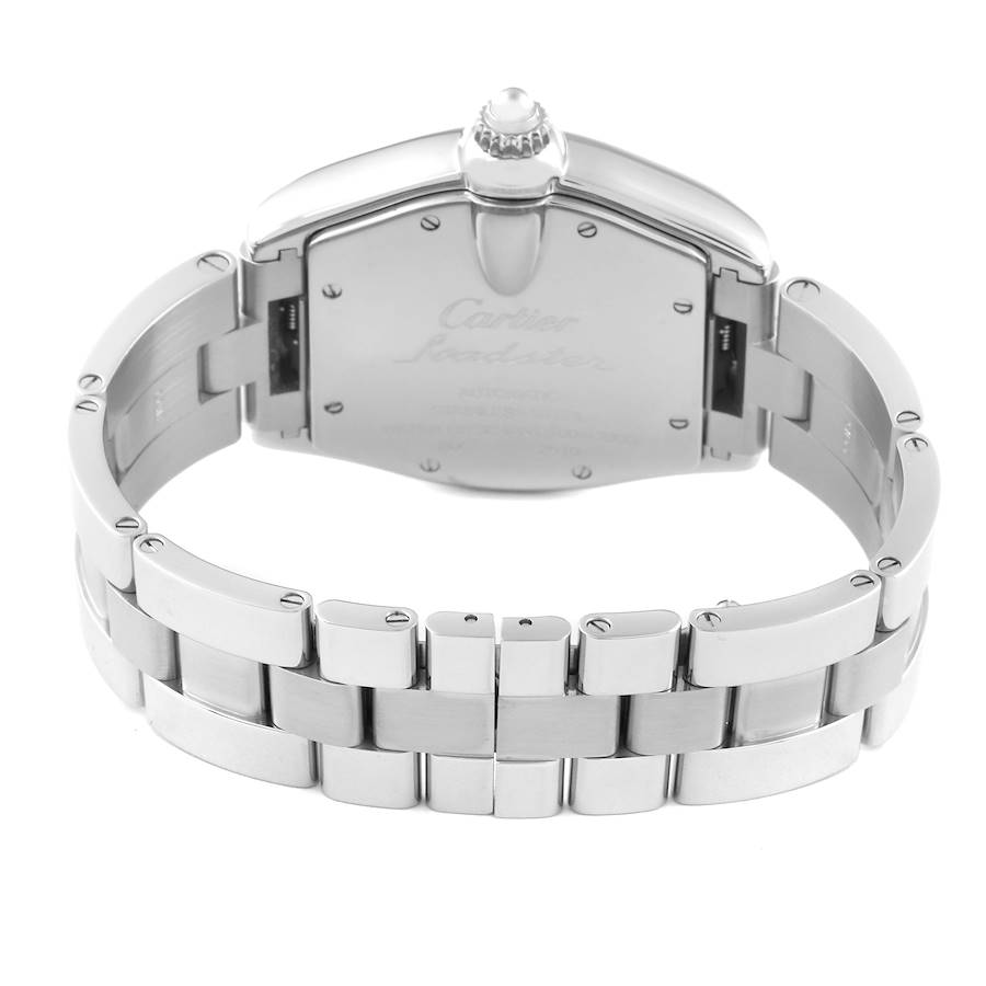 Cartier Roadster Vegas Roulette Red Green Steel Mens Watch W62002V3