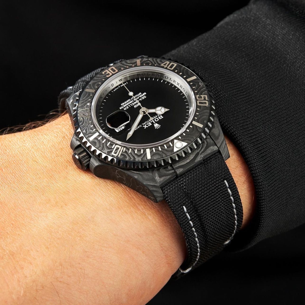 NTPT Carbon DiW Rolex Sea Dweller GHOST