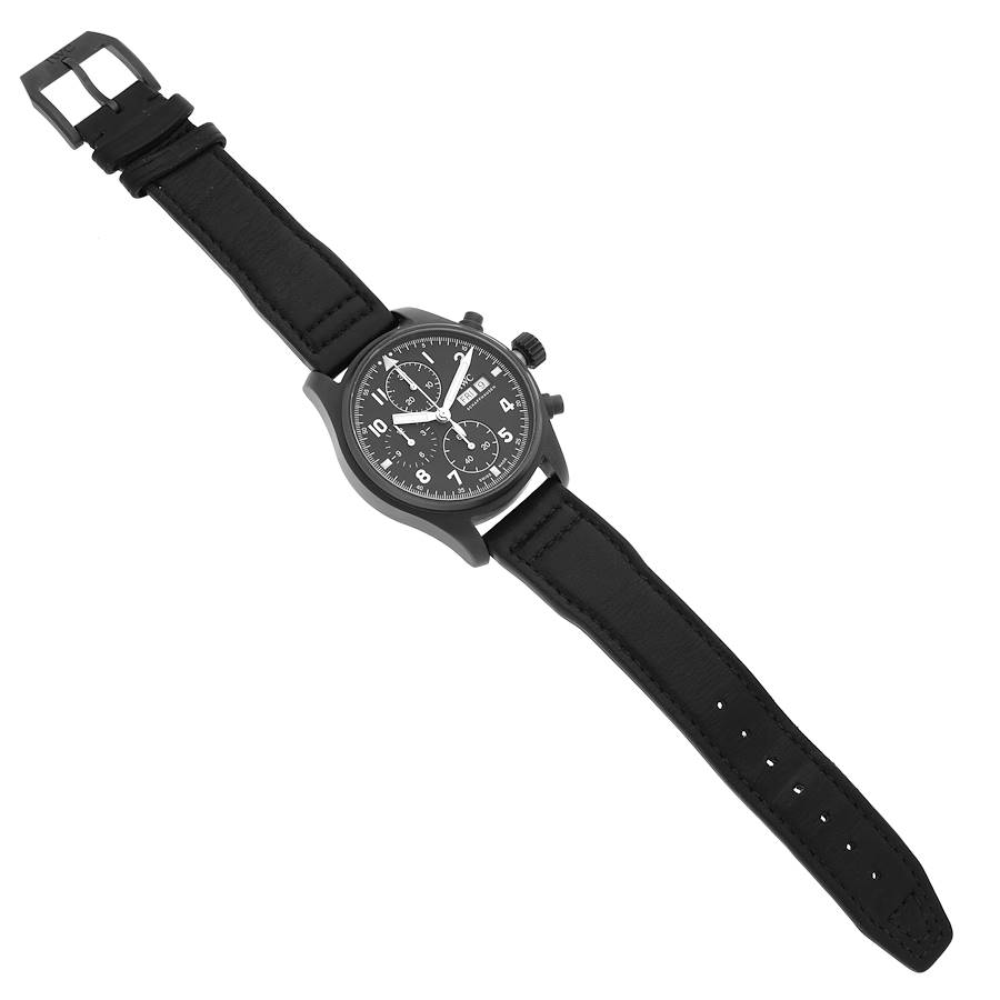IWC Pilot Chronograph Tribute to 3705 Limited Edition Ceratanium Mens Watch IW387905