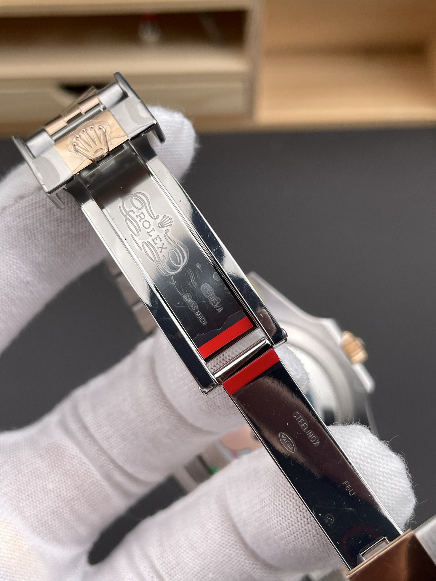 Two-Tone Rose Gold GMT Rootbeer Bezel