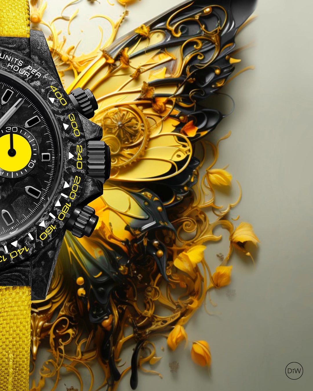 NTPT Carbon Rolex DiW Daytona "LEMON EDITION"