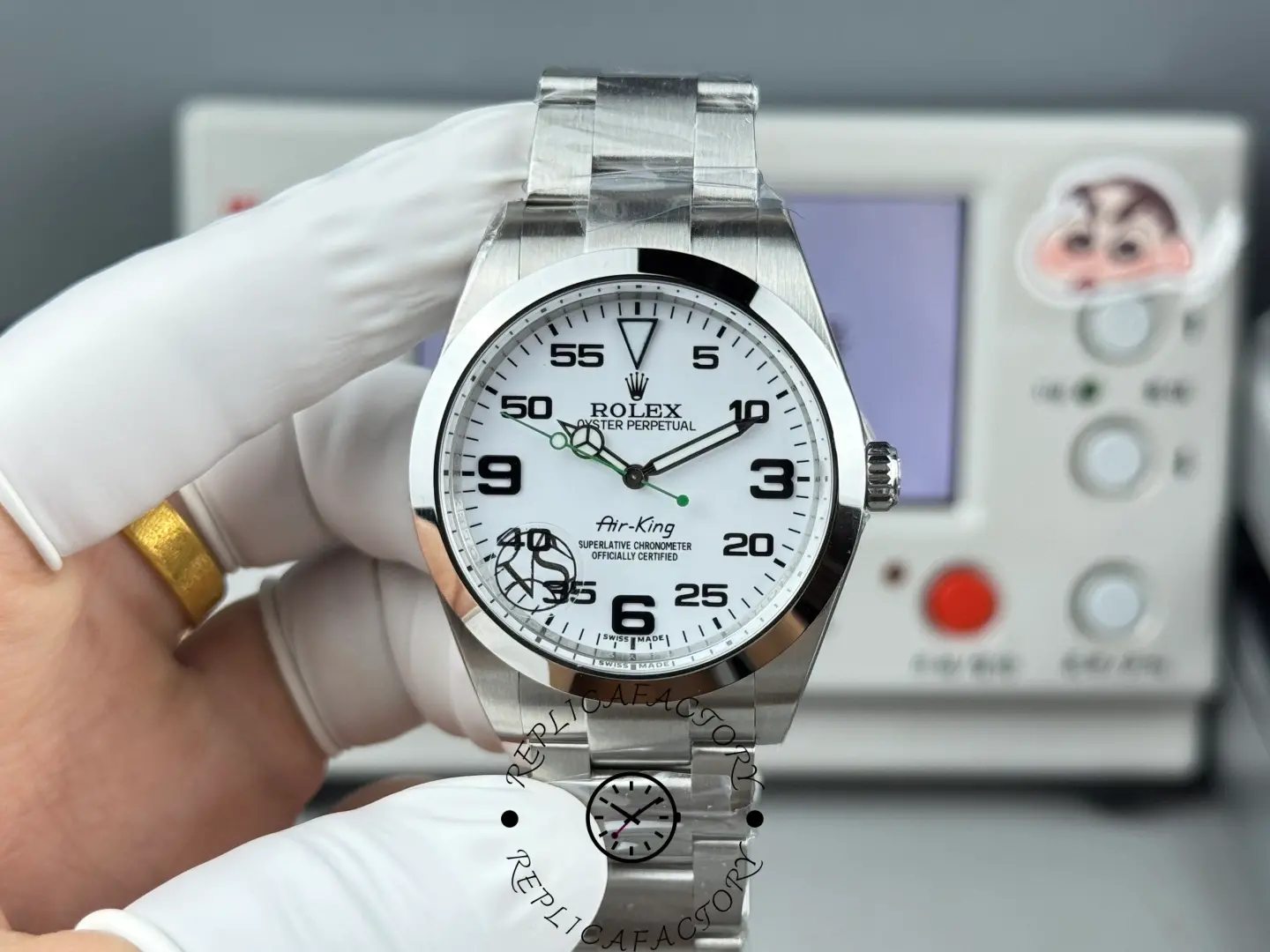 Rolex Air-King 126900 1:1 Clone White Dial Oyster Bracelet