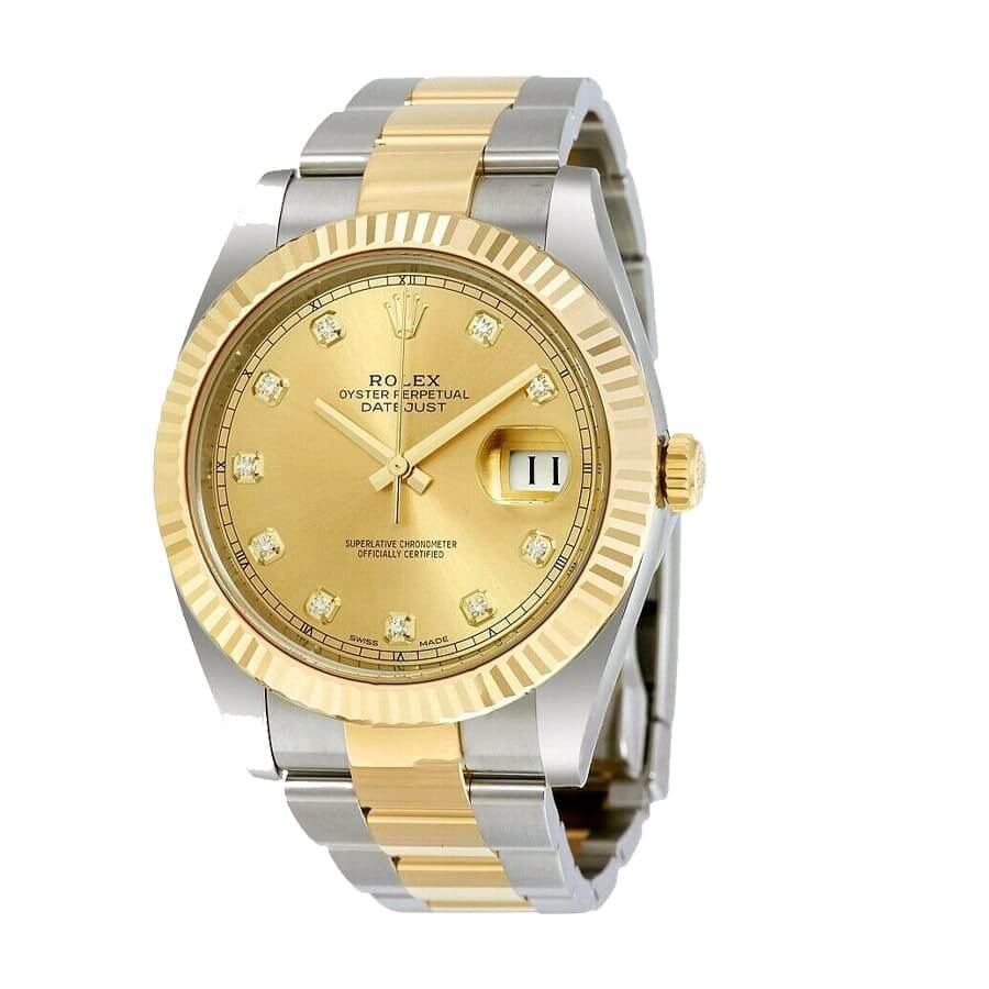 Datejust 126333 Two-Tone Super Clone with Diamonds