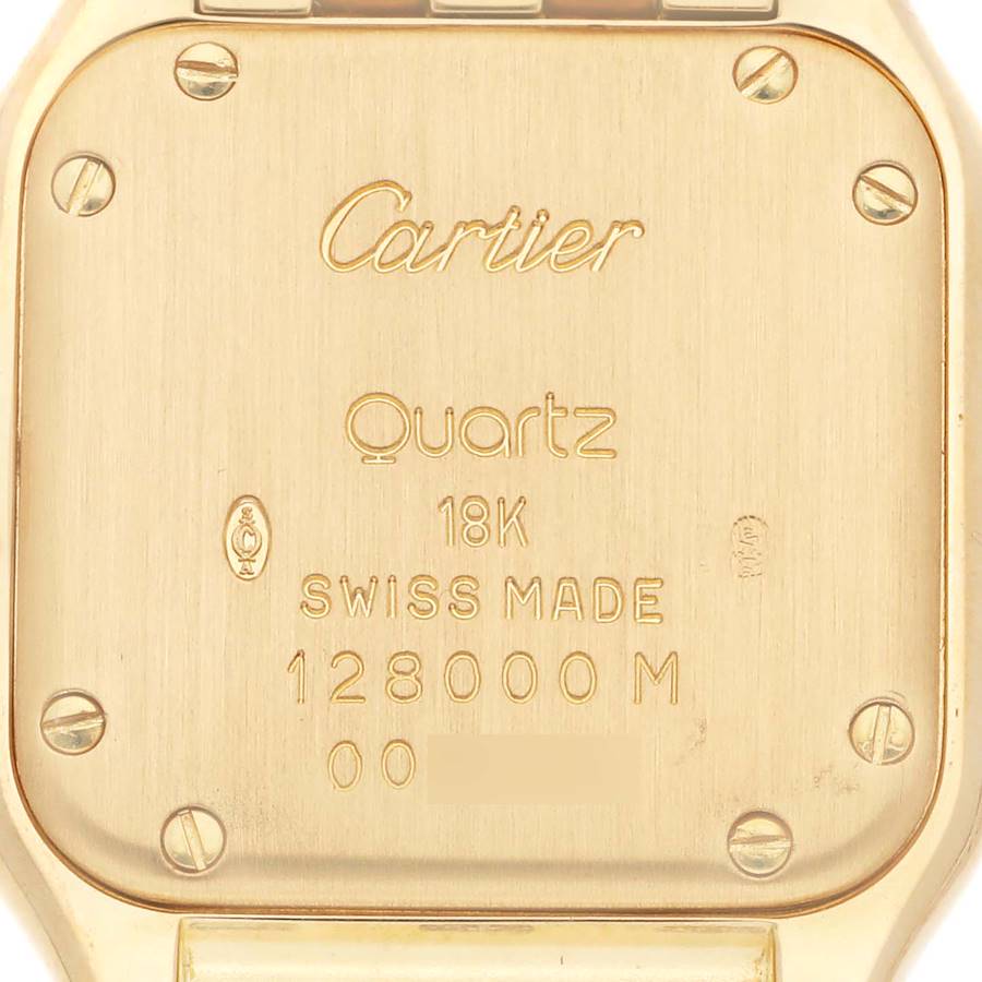 Cartier Panthere 18k Yellow Gold Diamonds Ladies Watch WF3072B9