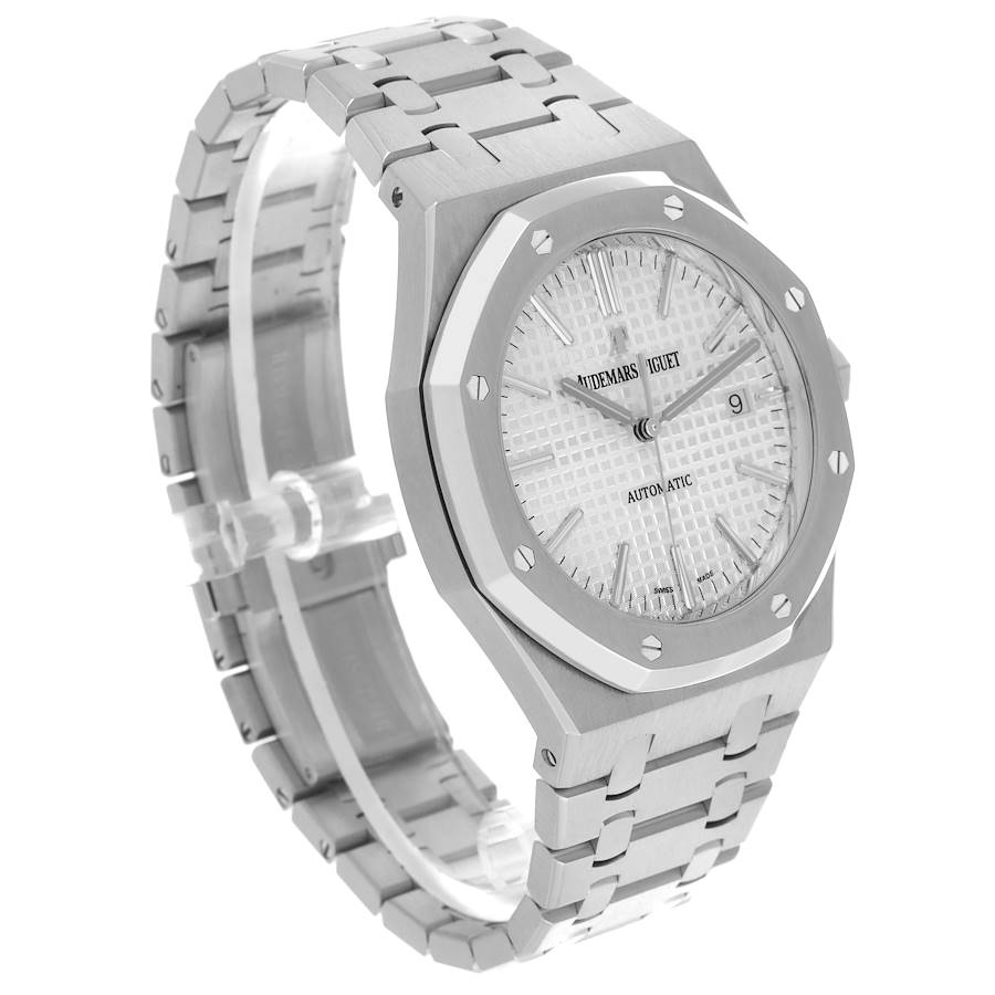 Audemars Piguet Royal Oak Silver Dial Steel Mens Watch 15400ST