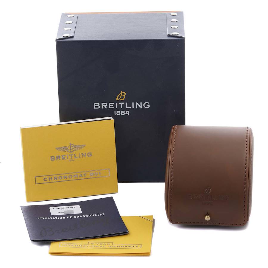 Breitling Chronomat Airbourne SE Blue Dial Steel Mens Watch AB0115
