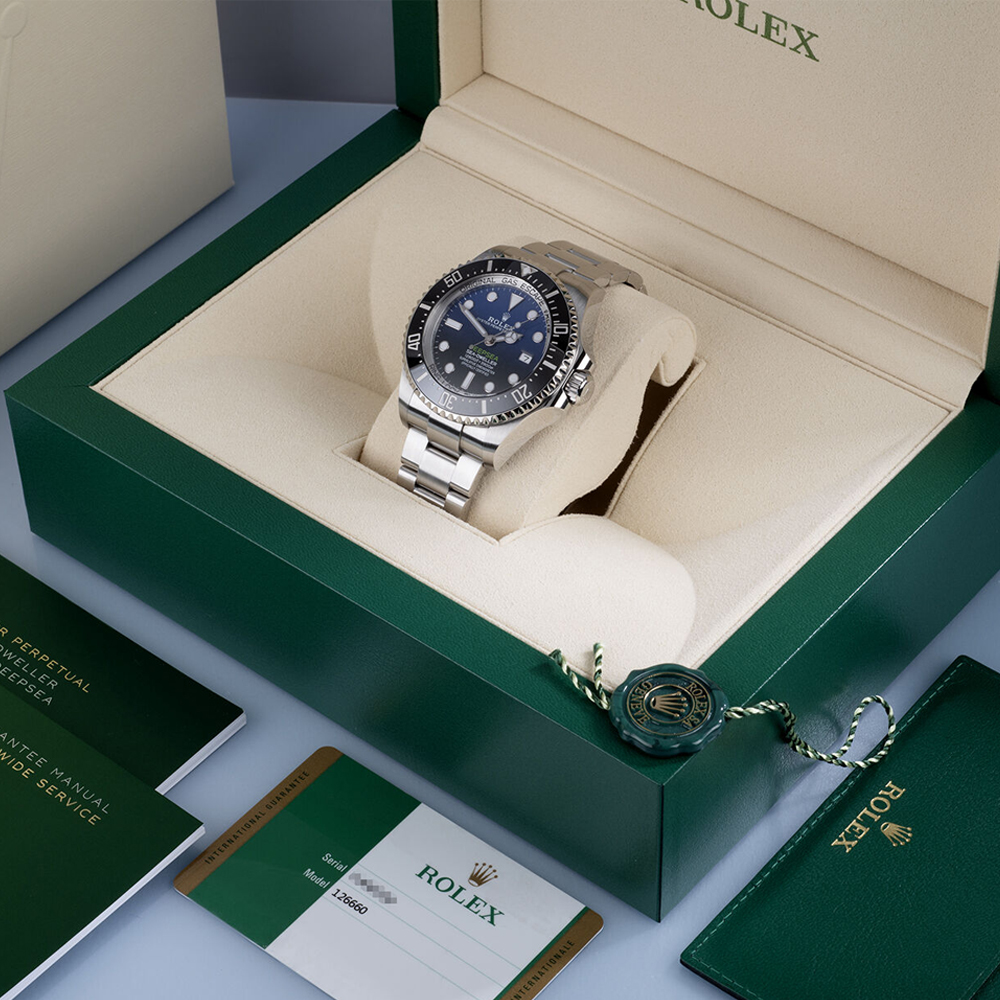 Rolex Sea-Dweller Deepsea 126660 D-Blue "James Cameron" Blue Dial 44mm Unworn