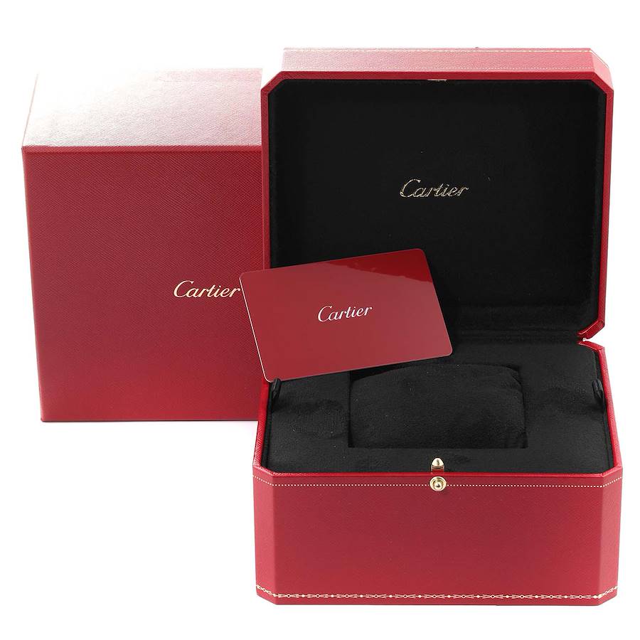 Cartier Santos Dumont Large Le 14 Bis Limited Edition Steel Yellow Gold Mens Watch W2SA0015