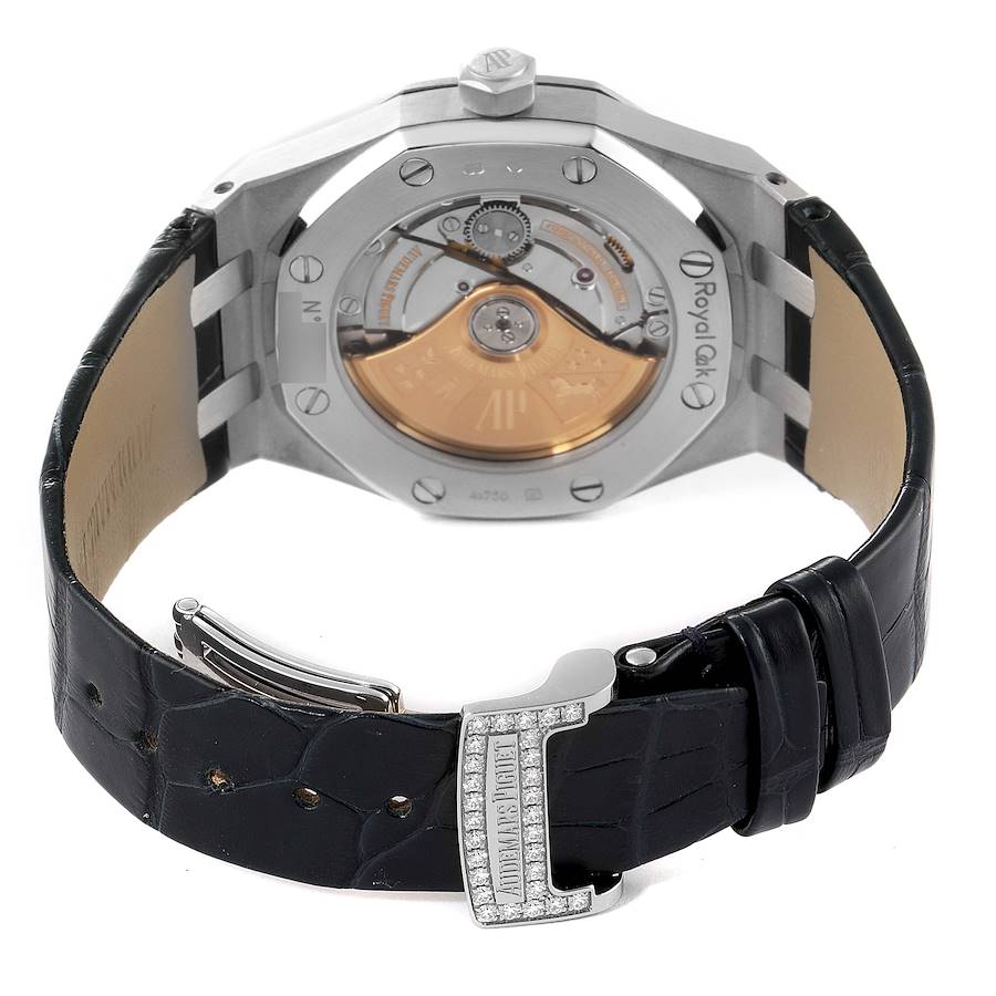Audemars Piguet Royal Oak White Gold Diamond Mens Watch 15452BC