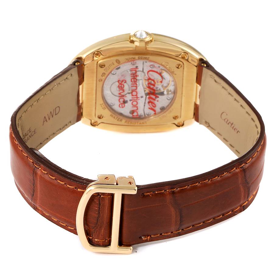 Cartier Baignoire XL Yellow Gold Diamond Ladies Watch WB520005