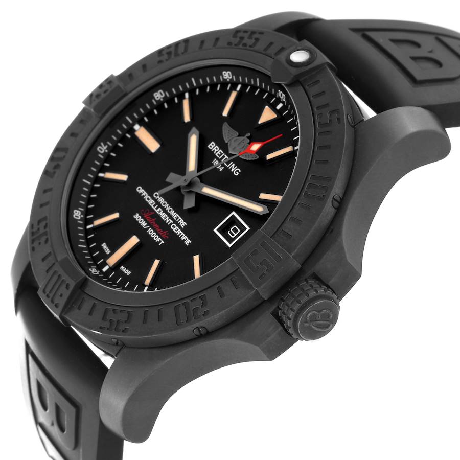 Breitling Avenger Blackbird 48 Titanium DLC Mens Watch V17310