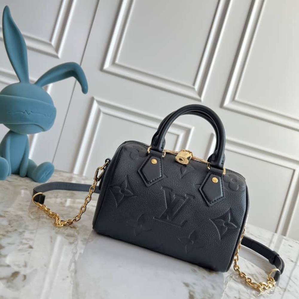 Louis Vuitton Speedy Bandoulière 20 Black 20Cm M58953