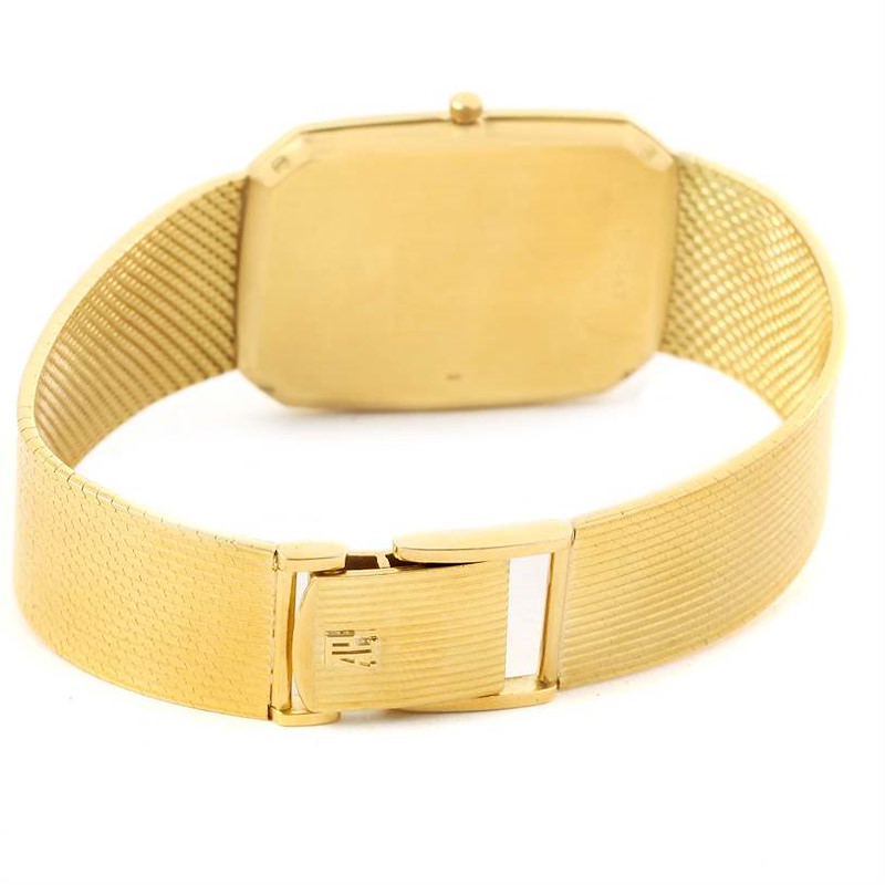 Audemars Piguet 18K Yellow Gold Black Dial Manual Winding Watch 4013
