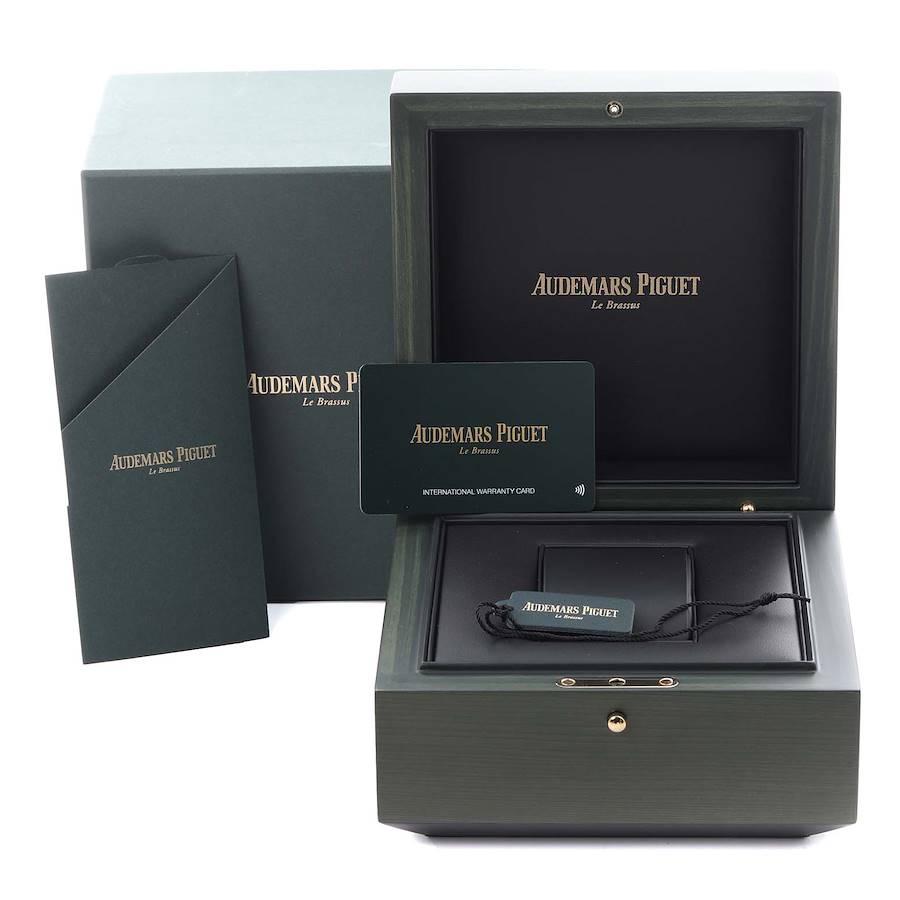 Audemars Piguet Code 11.59 Chronograph Blue Dial Steel Watch 22393ST