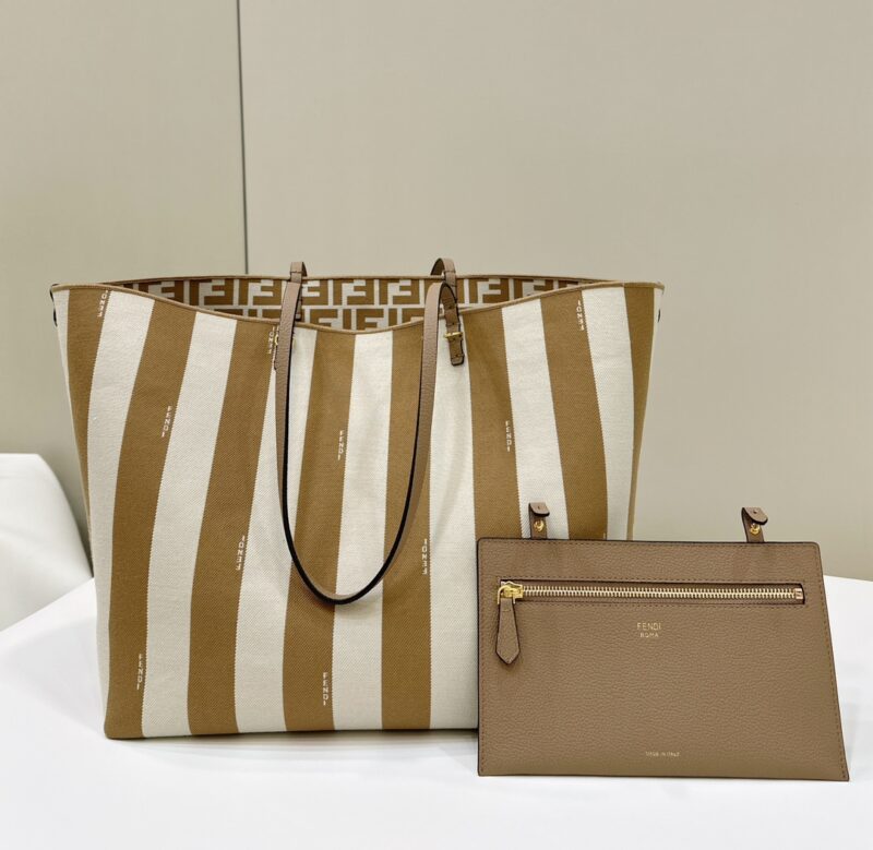 Replica Fendi Two Side Small Tote Beige