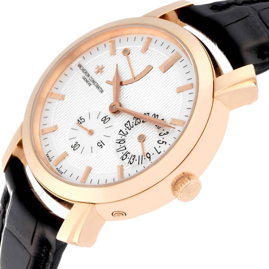 Vacheron Constantin Malte Power Reserve Date Rose Gold Mens Watch 83060