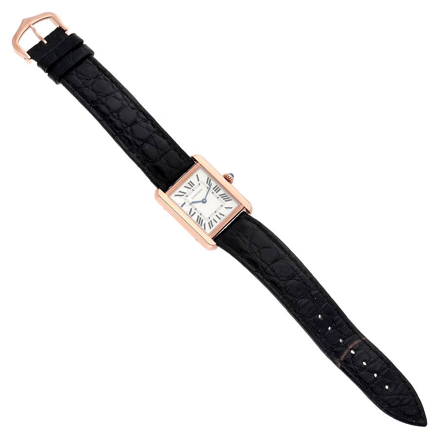 Cartier Tank Solo Rose Gold Steel Ladies Watch W5200024