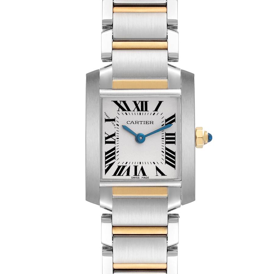 Cartier Tank Francaise Small Steel Yellow Gold Ladies Watch W51007Q4