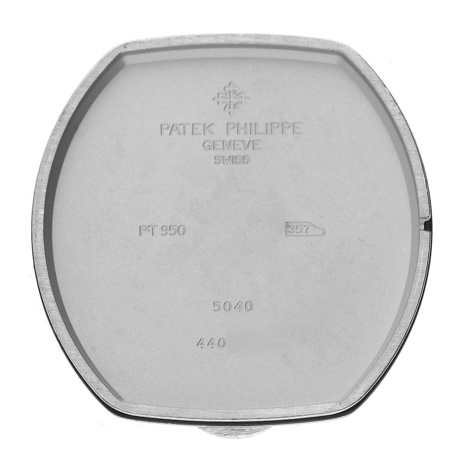 Patek Philippe Complications Perpetual Calendar White Gold Mens Watch 5040