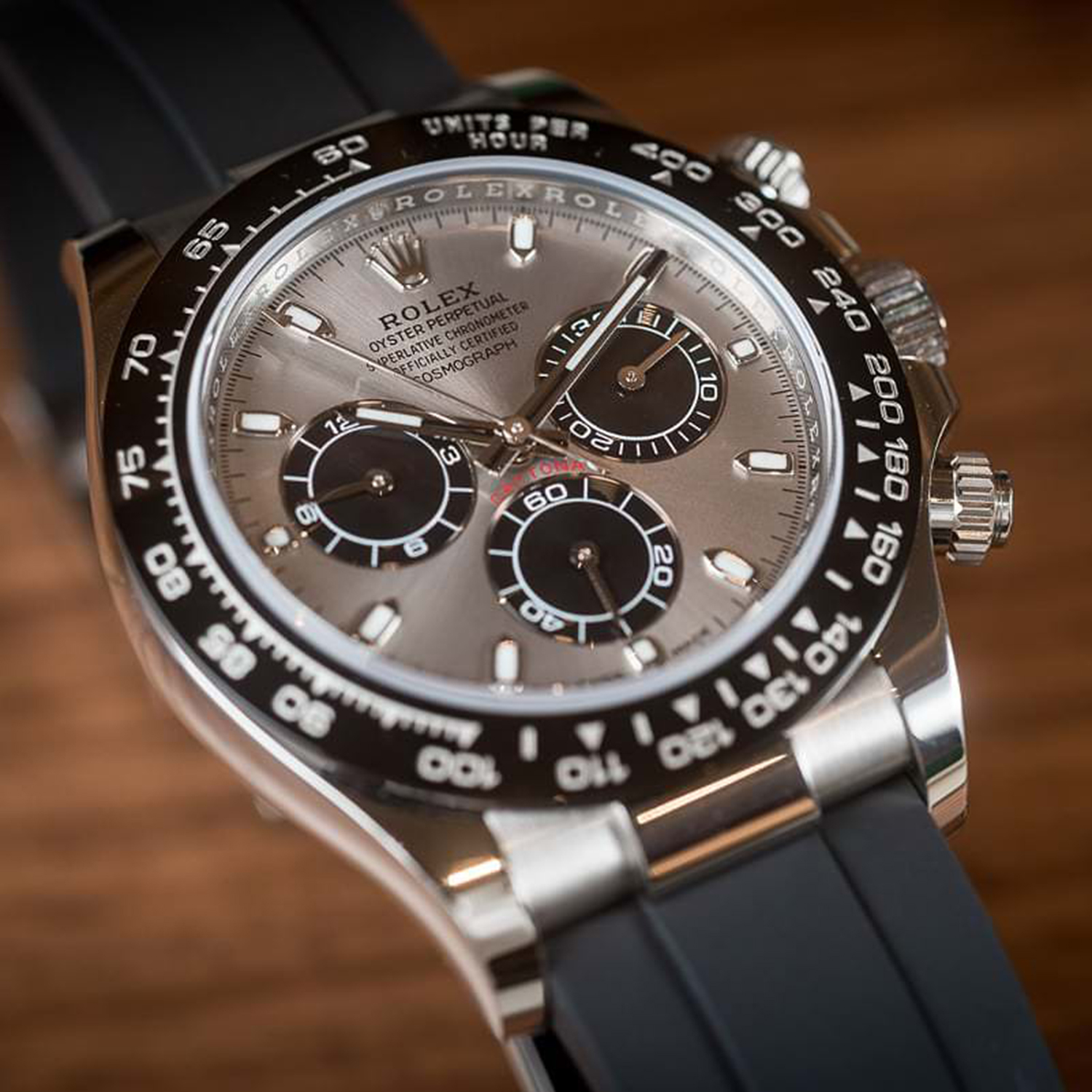 ??Limited Time Offer -Rolex Daytona White Gold Steel Grey Dial Oysterflex Strap 116519ln-0027