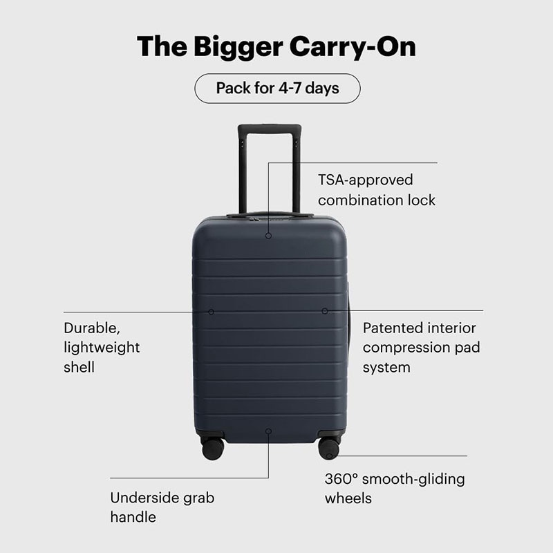 NOVELUX Bigger Carry-On Luggage