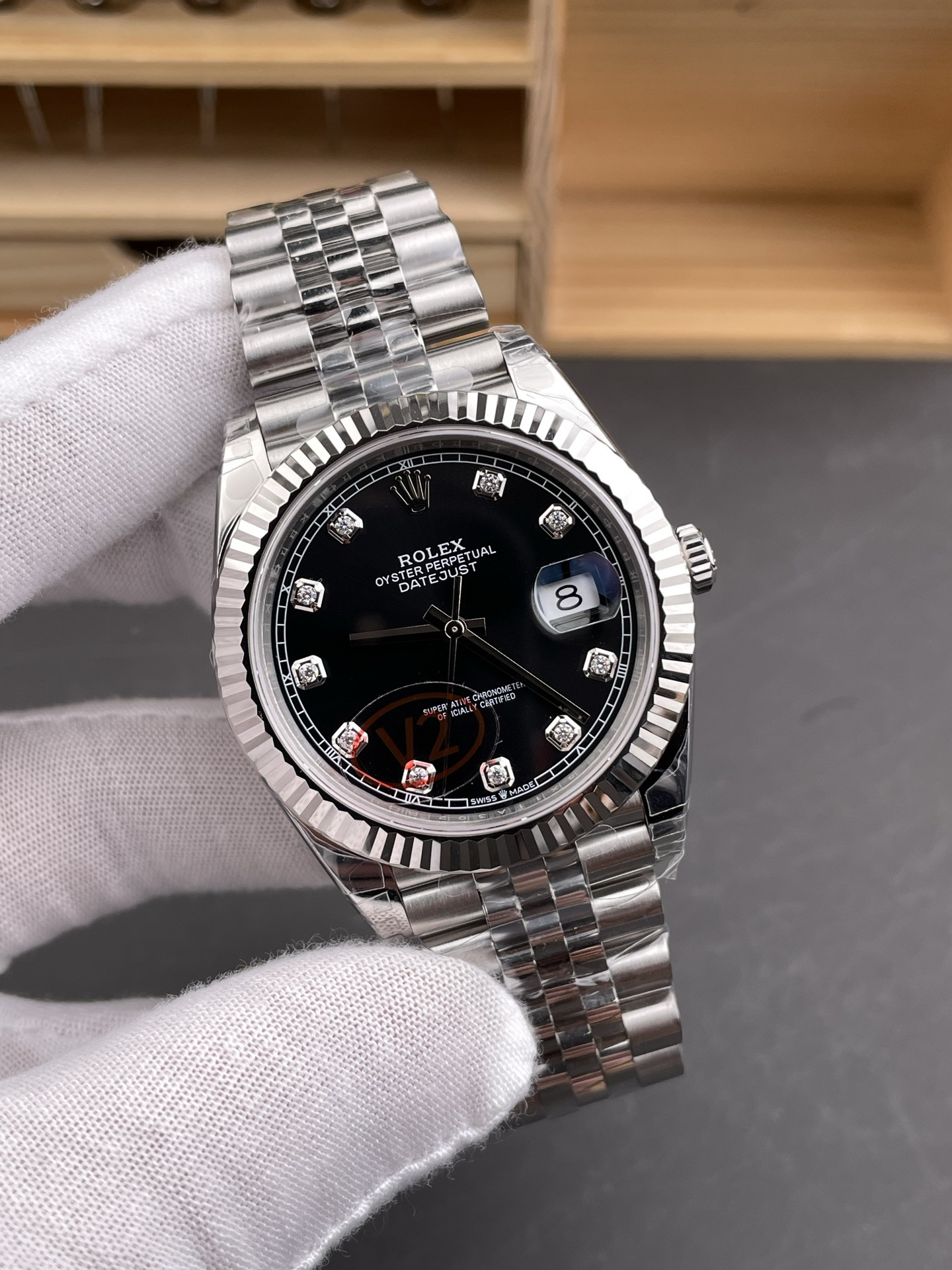 Black Diamond Dial Datejust V2 Version