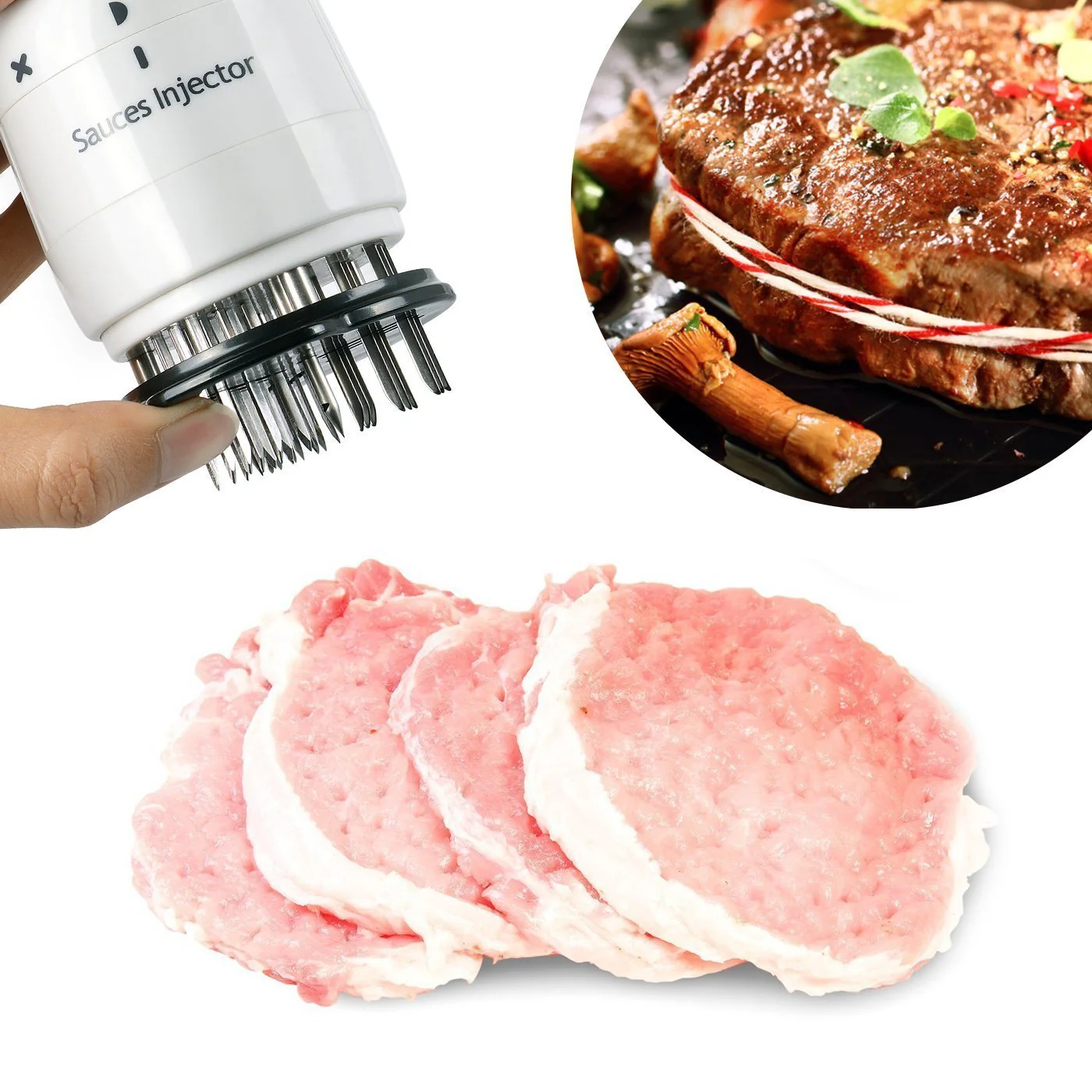 2-in-1 Meat Tenderizer & Injector