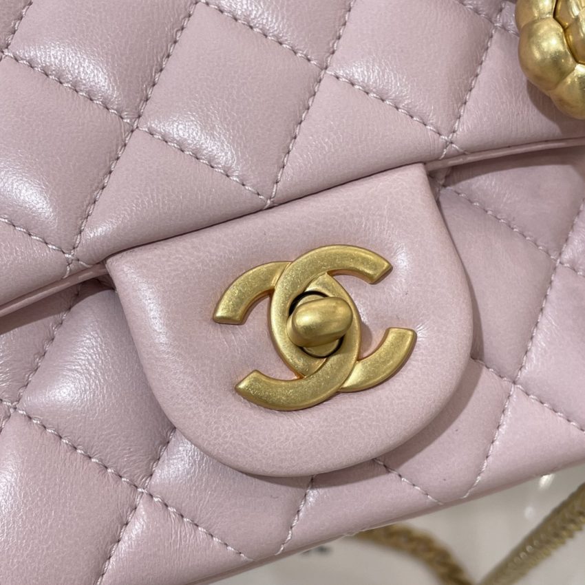 CHANEL 23S Camellia Square Pink