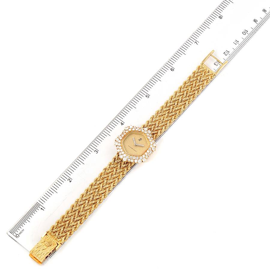 Audemars Piguet Vintage Yellow Gold Diamond Cocktail Ladies Watch