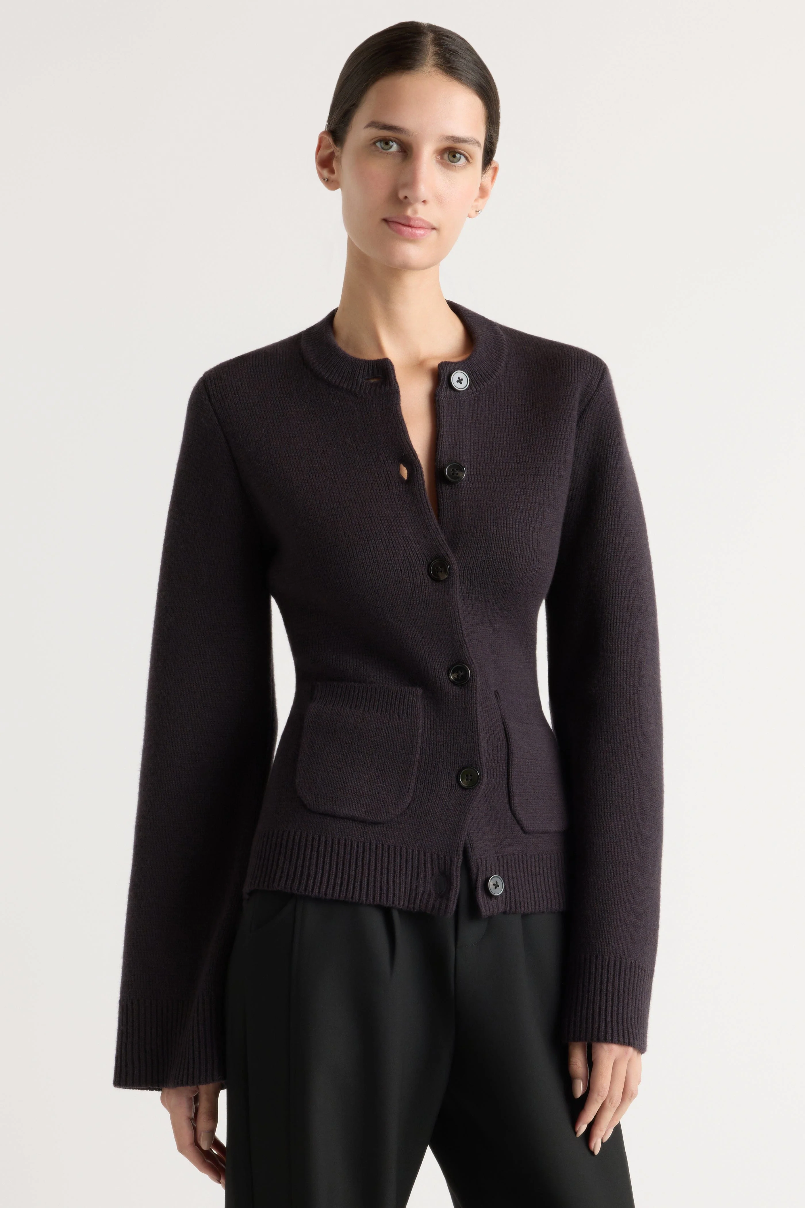 Eames Organic Cotton-Wool Cardigan