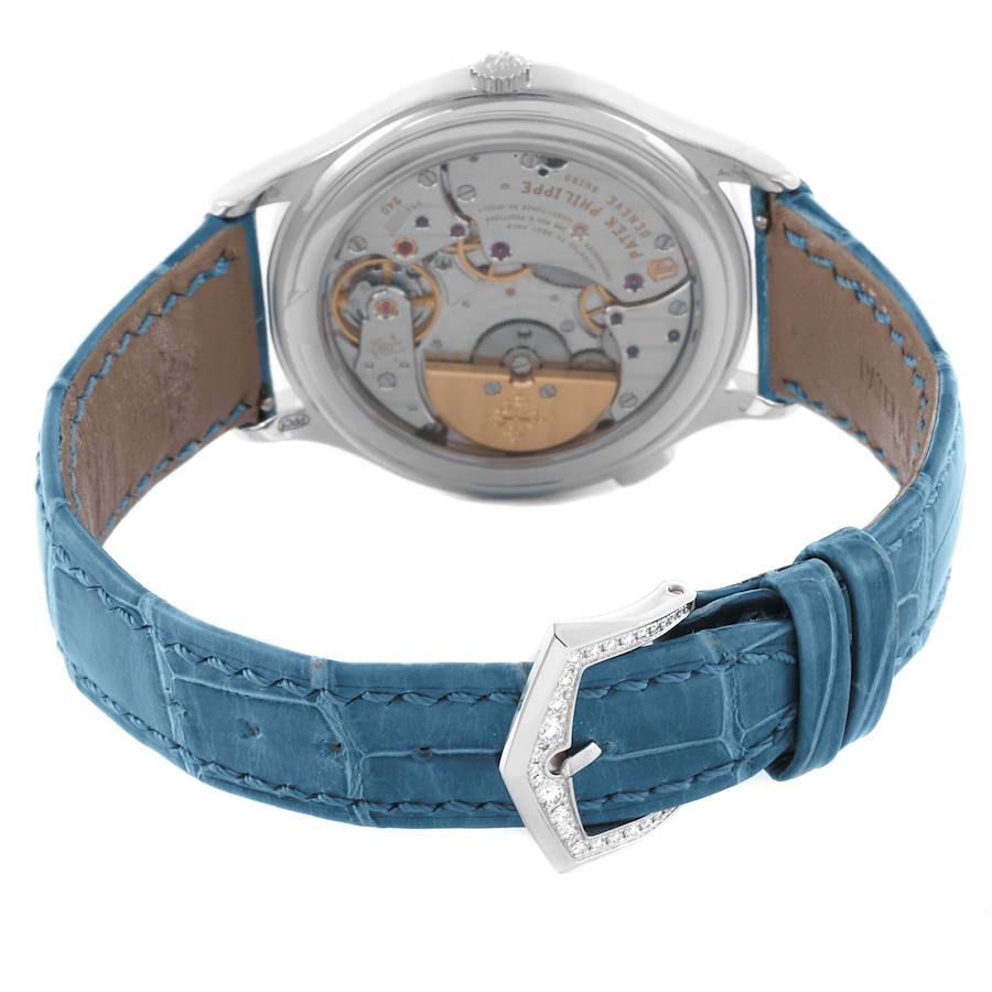 Patek Philippe World Time Complications White Gold Diamond Watch 7130 7130G