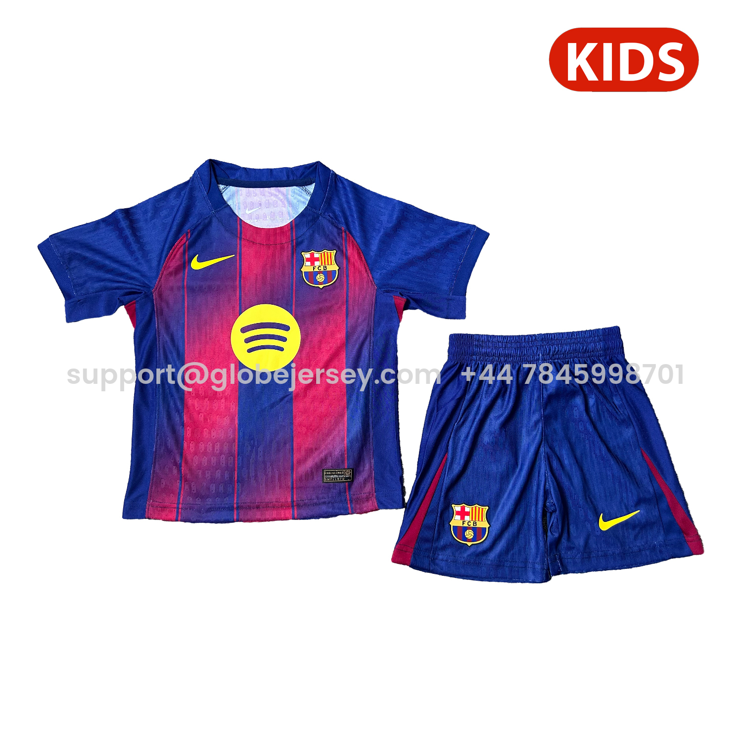 Barcelona 25-26 Home Kids Kit - Player Version