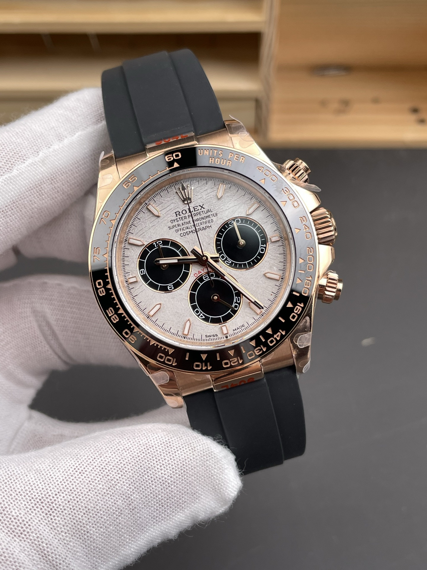 Rose Gold Meteorite Dial Daytona
