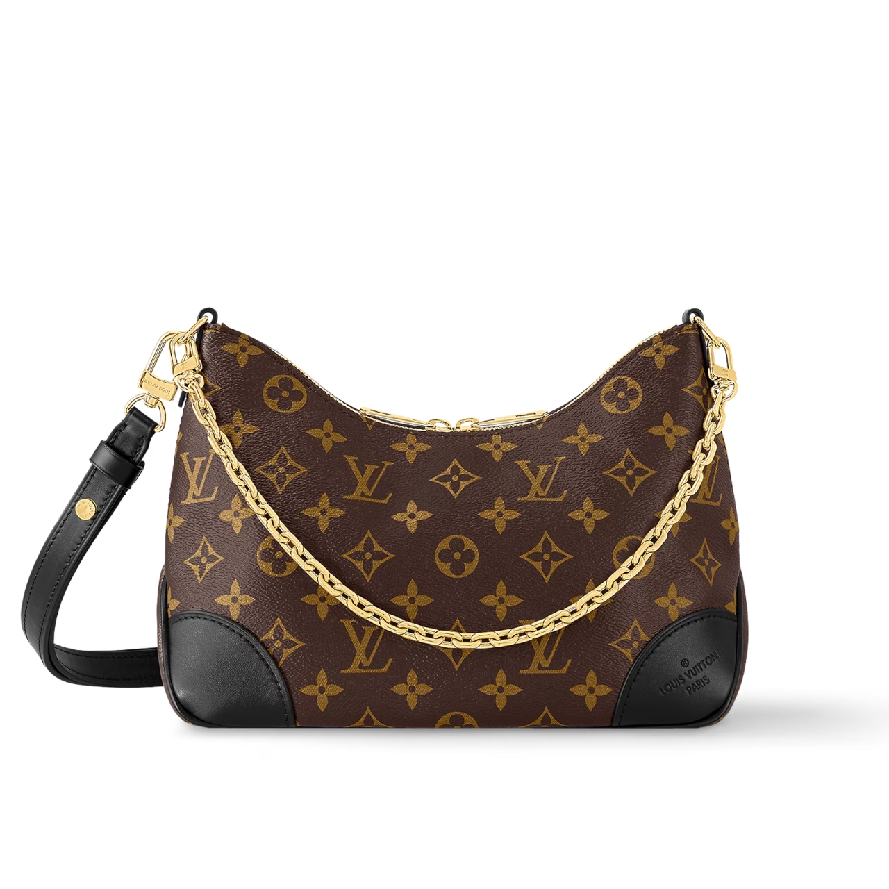 Louis Vuitton Boulogne PM Monogram Black 26Cm M45831