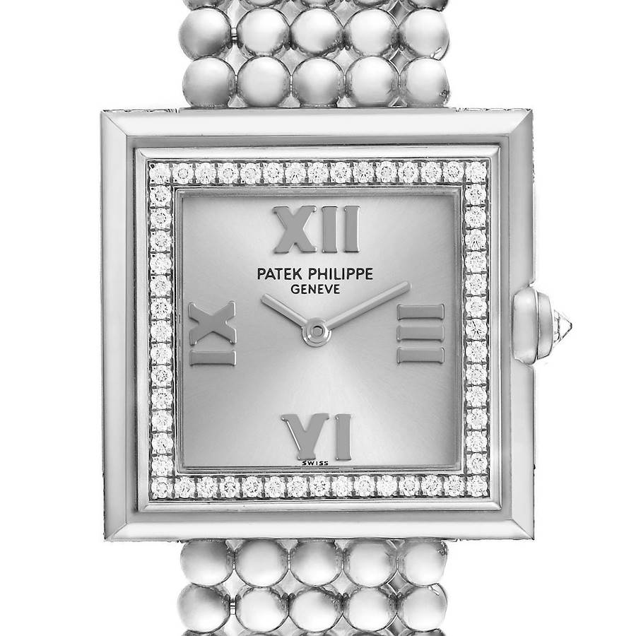 Patek Philippe Gondolo White Gold Diamond Ladies Watch 4868
