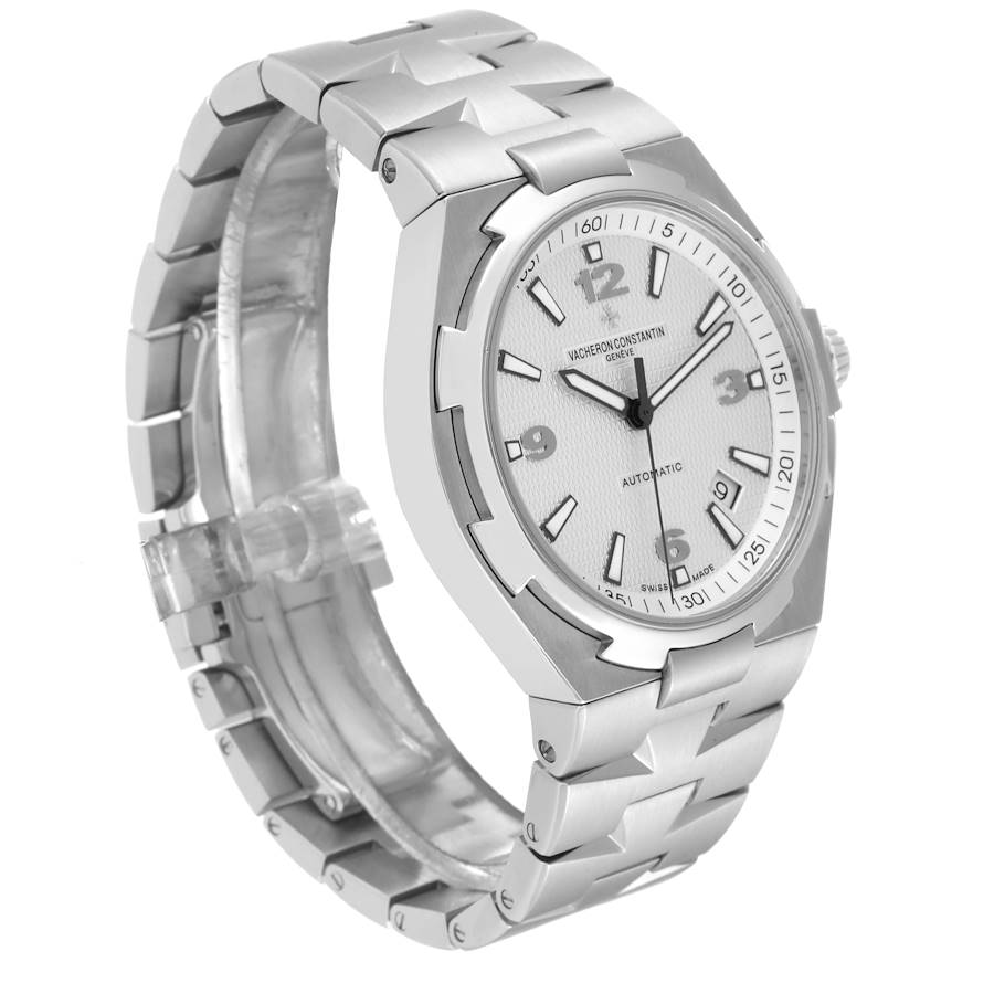 Vacheron Constantin Overseas Silver Dial Steel Mens Watch 47040