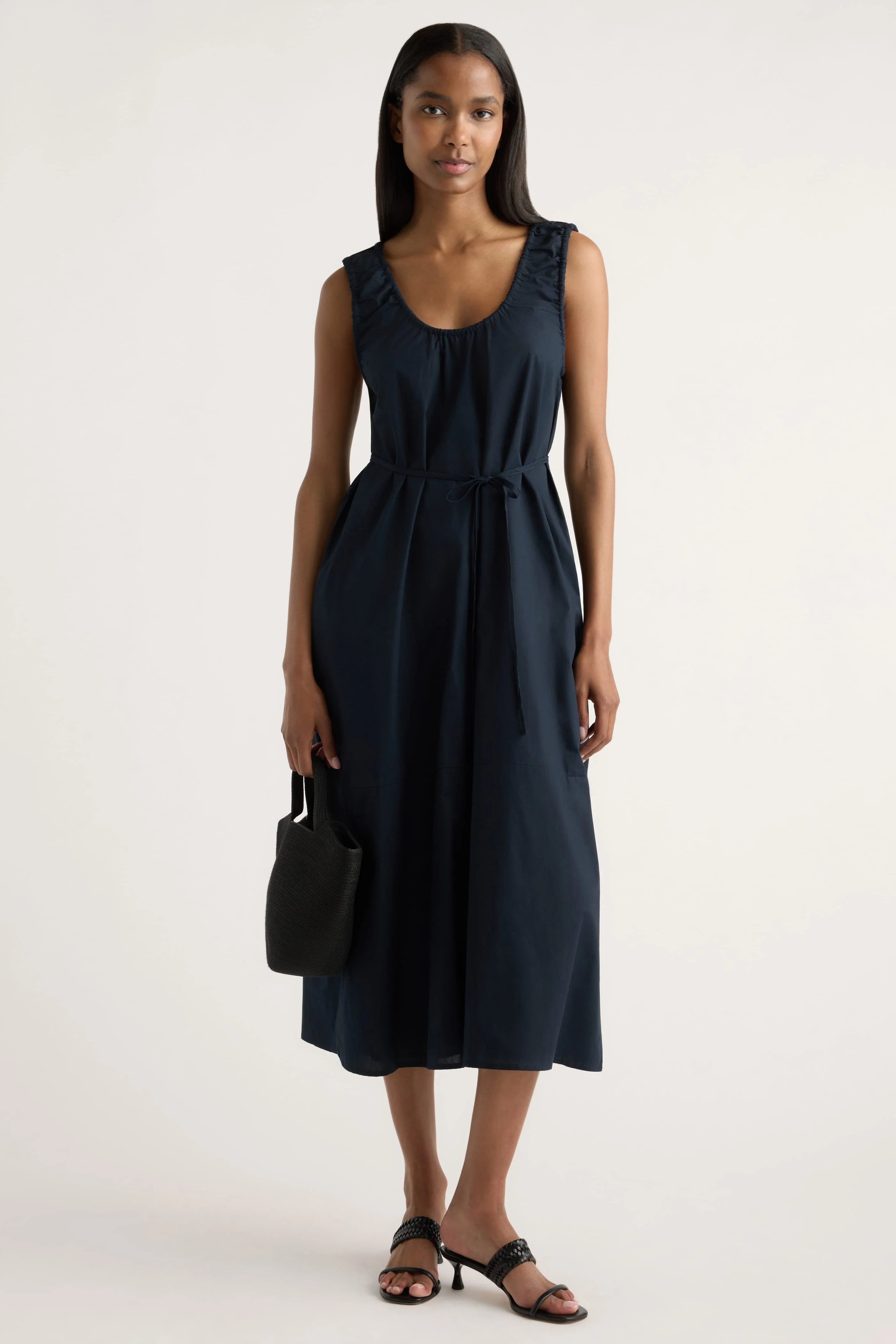 Midori Organic Cotton U-Neck Dress