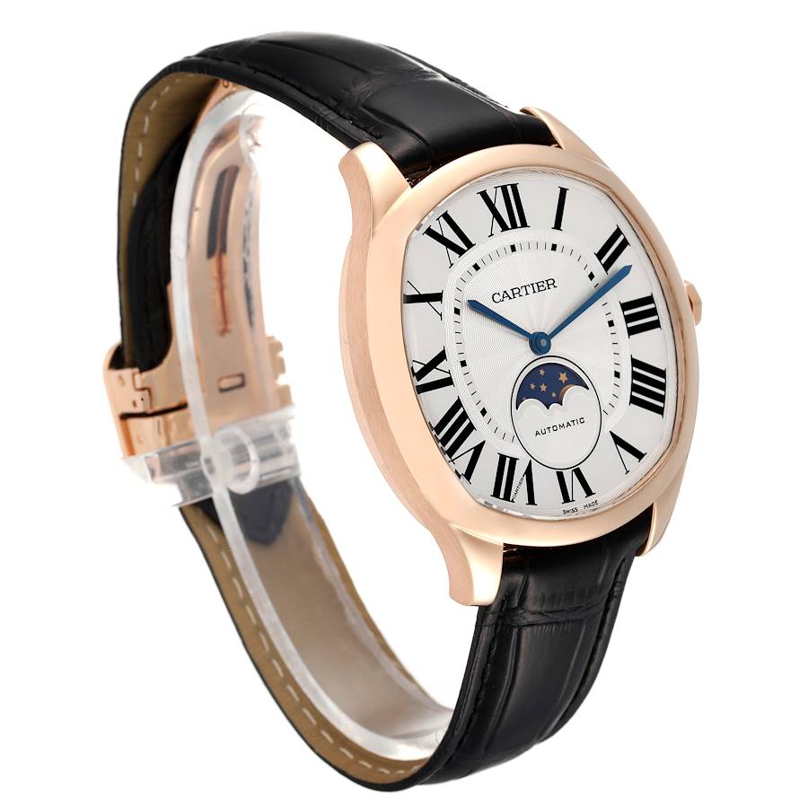 Cartier Drive Rose Gold Moonphase Mens Watch WGNM0008