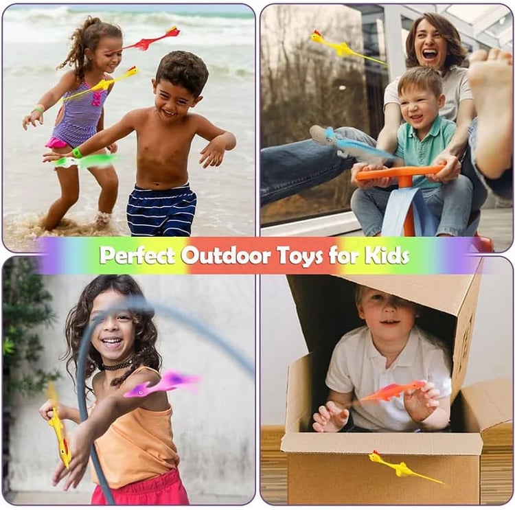 (🎅CHRISTMAS HOT SALE-49% OFF)🎁Slingshot Dinosaur Finger Toys, BUY 5 GET 3 FREE & FREE SHIPPING