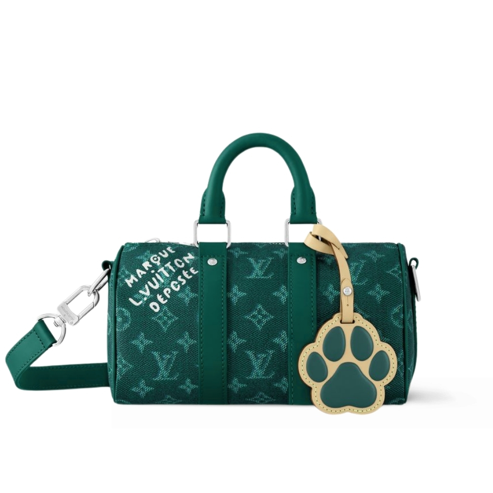 Louis Vuitton Keepall Bandoulière 25 Monogram Heritage Green 25Cm M12684