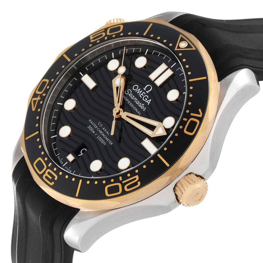 Omega Seamaster Diver Steel Yellow Gold Mens Watch 210.22.42.20.01.001