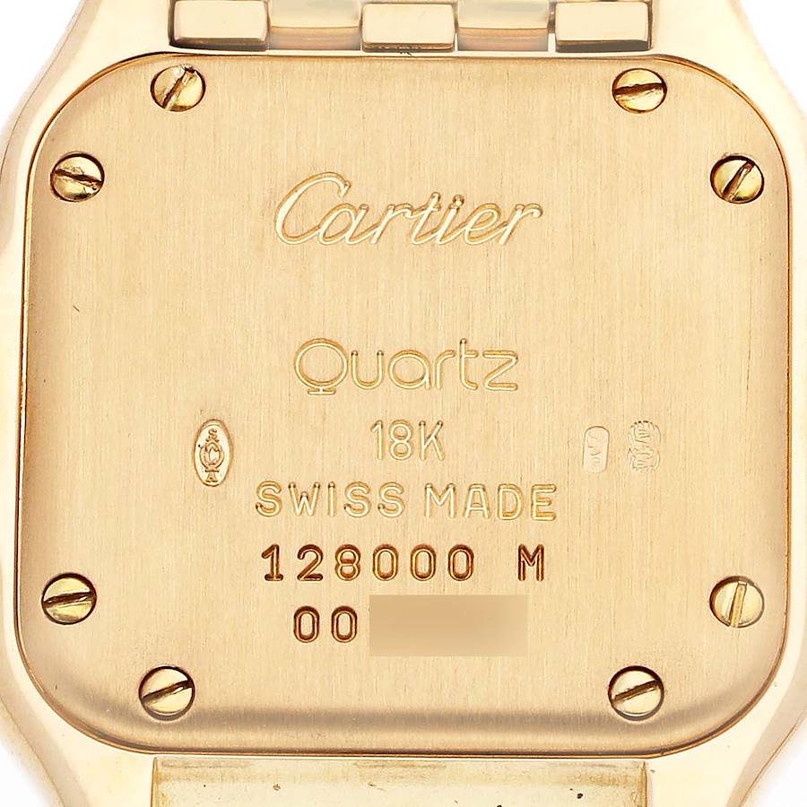Cartier Panthere Yellow Gold Diamond Ladies Watch WF3070B9
