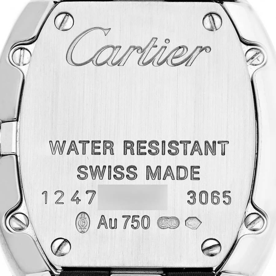 Cartier Baignoire Small White Gold Diamond Ladies Watch WB520008