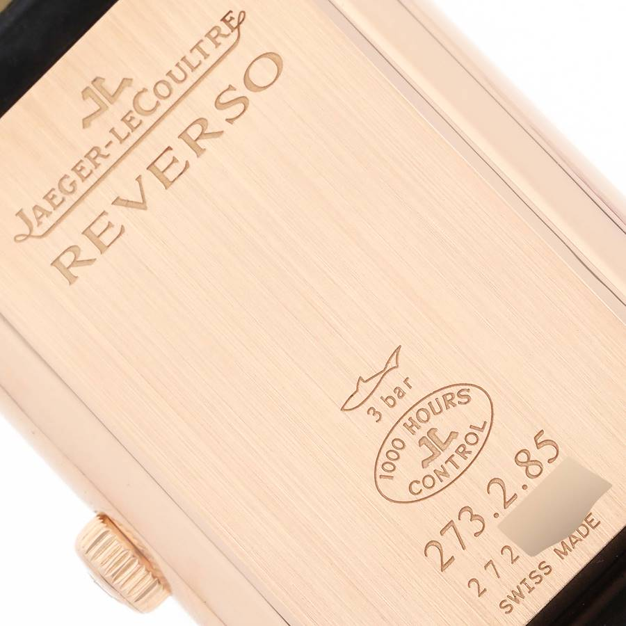 Jaeger LeCoultre Grande Reverso Rose Gold Mens Watch 273.2.85 Q3742421