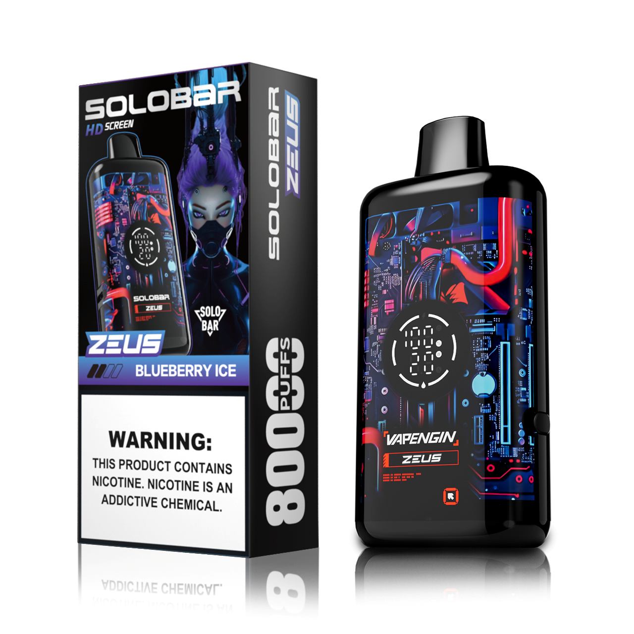 🔥 Solobar Zeus 80K Disposable Vape — Do 80 000 Zaciągnięć Pełnych Smaku | Szybka wysyłka z magazynu w Polsce 🚚